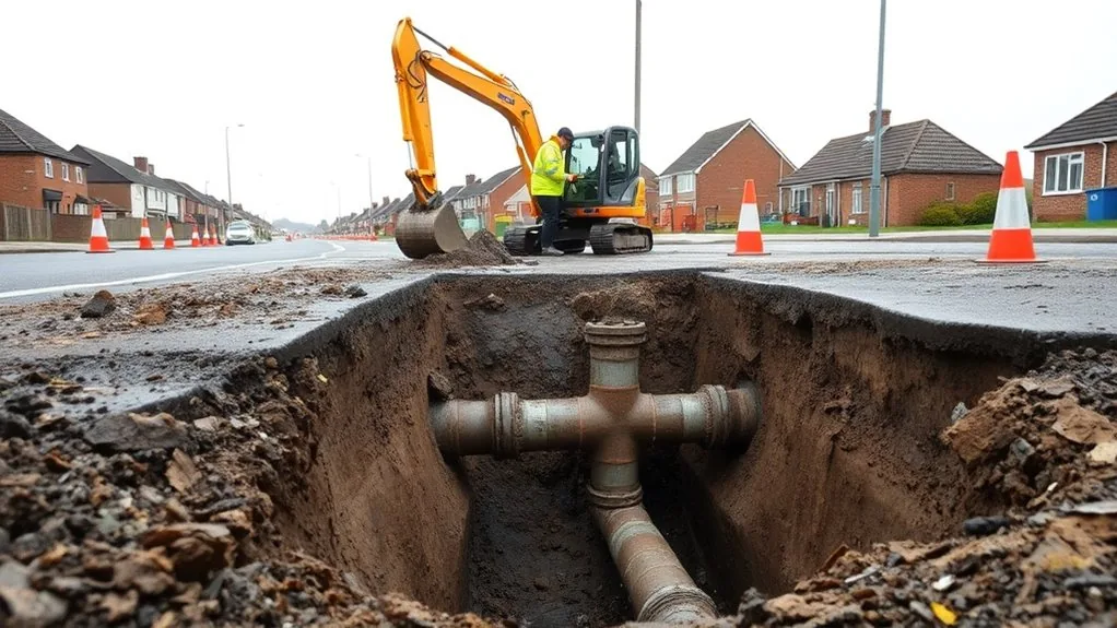 Drain Excavation in Swale | When Digging Is the Only Option