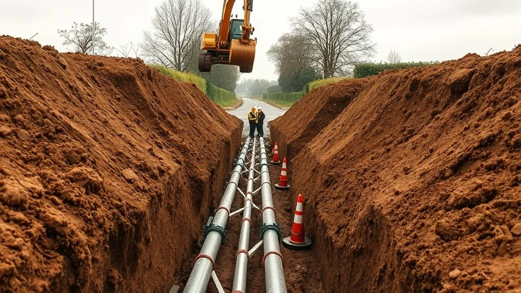 Open Cut Trenching in Swale | When Traditional Excavation Is Best
